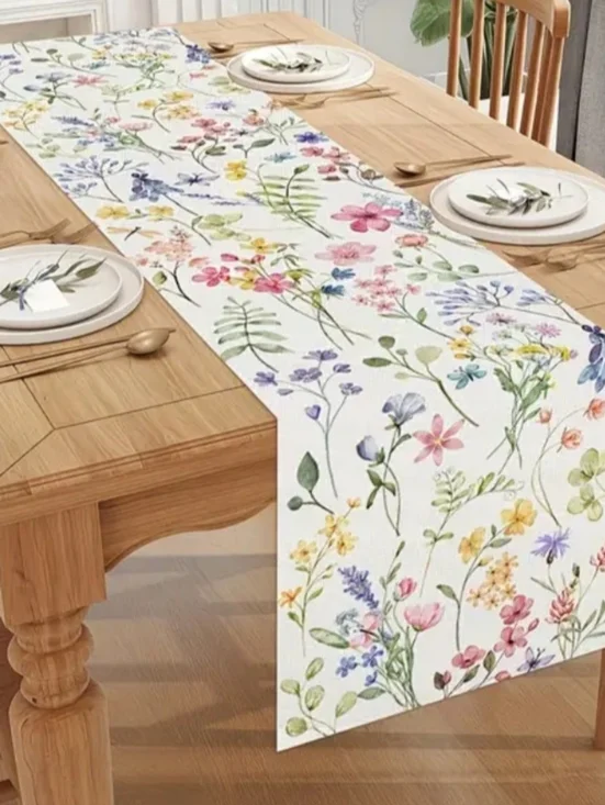 Spring Flower Table Runner - Picture 3 of 5